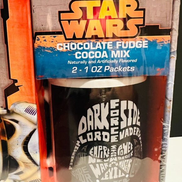 💫 Disney Star Wars Rogue One 2-Mug Gift Set w/ Cocoa Mix – NEW in Sealed Box! - Picture 6 of 6
